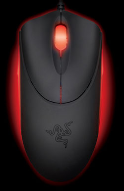 Razer diamondback flamered kerst mouse