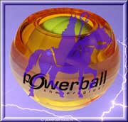 Powerball amber met rode lichtjes kerst kado al voor € 15,-